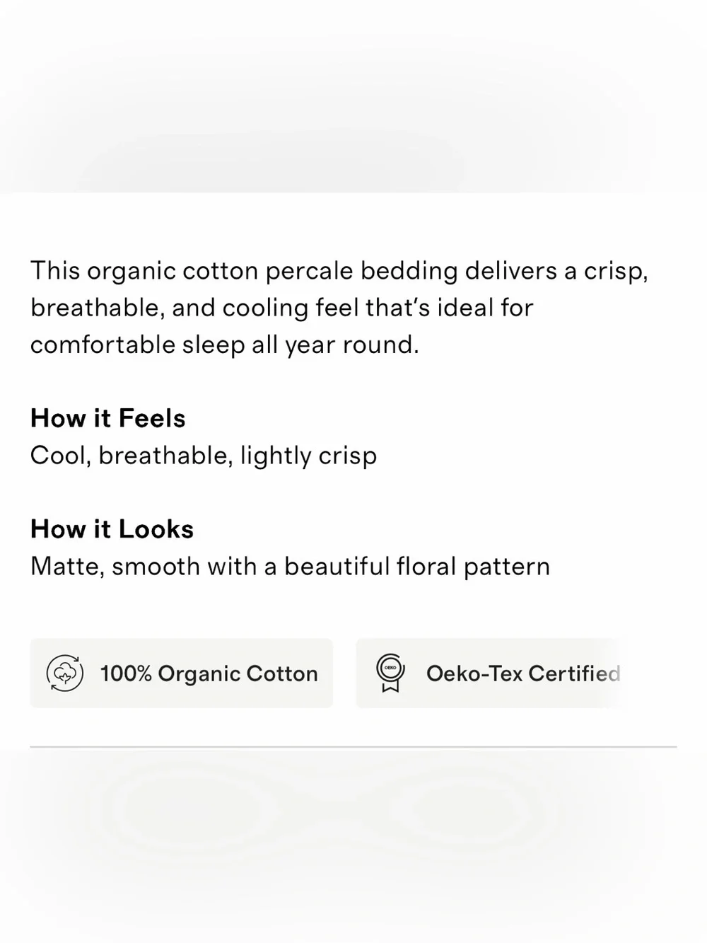 NWT Quince Organic Crisp Percale Floral Duvet Cover and Sham Set!